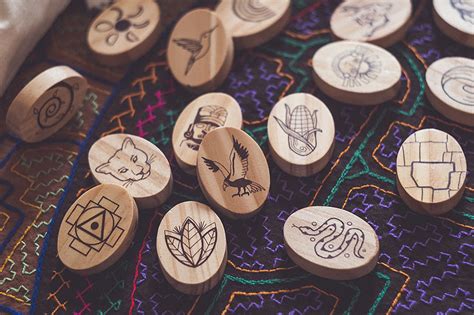Voodoo shamanic runes